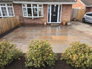 Autumn Brown Indian Sandstone Paving